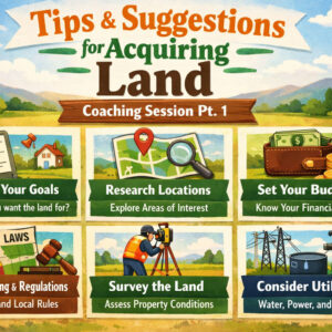 Tips & Suggestions for Buying Land